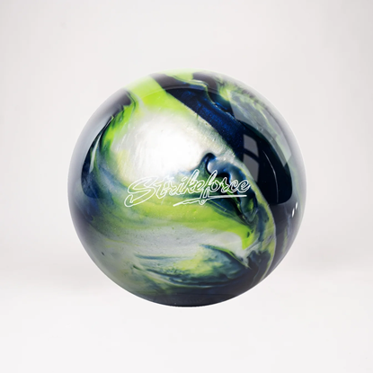 Picture of KR Strikeforce Polyester Blue Green Silver Bowling Ball