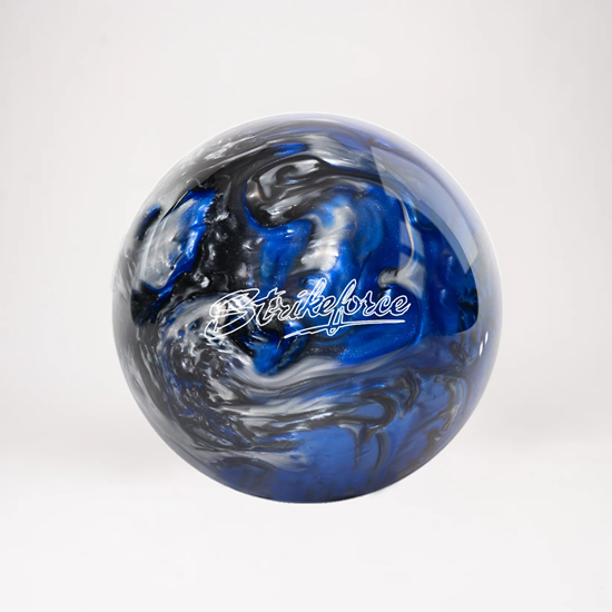 Picture of KR Strikeforce Polyester Blue Black Silver Bowling Ball