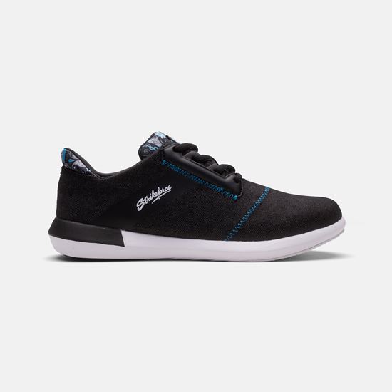 Picture of KR Strikeforce Women's Lux Black Ocean Blue Bowling Shoes