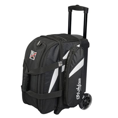 Picture of KR Cruiser 2 Ball Double Roller Black White Bowling Bag