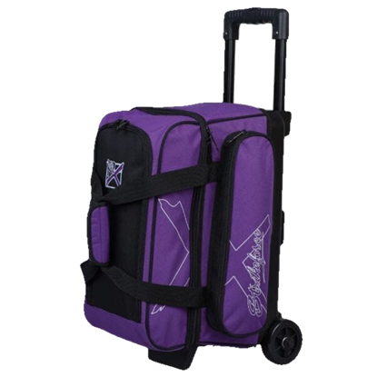 Picture of KR Hybrid X 2 Ball Double Roller Purple Bowling Bag