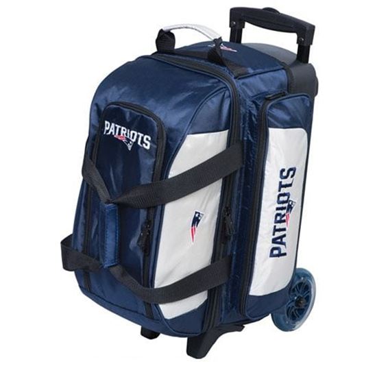 Picture of KR NFL 2 Ball Double Roller New England Patriots Bowling Bag