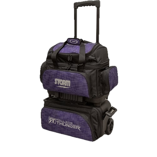 Picture of Storm 4 Ball Rolling Thunder Abstract Purple Black Bowling Bag