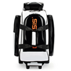 Picture of Genesis Sleek Gloss 2 Ball Double Roller White Black Bowling Bag
